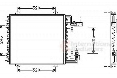 VAN WEZEL 43005210 -  Конденсатор, кондиционер